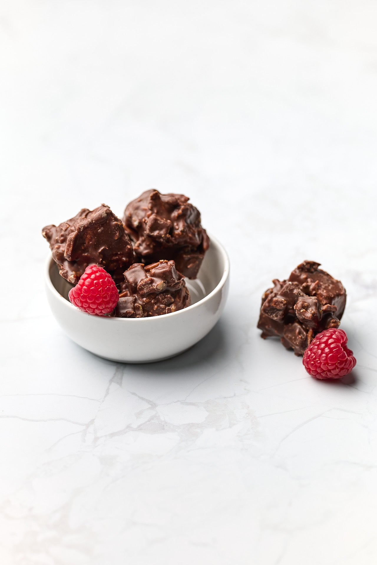 Rocky Road Bites | French Dark Chocolate | 62% Cacao | 100g